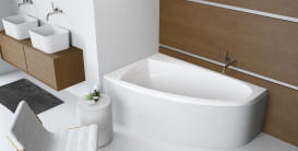 Ванна акрилова Radaway Rineia 160x100 см кутова ліва білий WA1-31-160x100LS