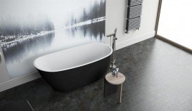 Ванна акрилова Radaway Sapientza 175х78 см окремостояча білий / чорний WA1-42-175x078U-BC