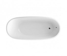 Ванна акрилова Radaway Sapientza 175х78 см окремостояча білий / чорний WA1-42-175x078U-BC