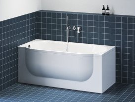 Ванна акриловая Ravak ARC 160x75 см левосторонняя белый CE81000000