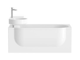 Ванна акриловая Ravak ARC 160x75 см левосторонняя белый CE81000000