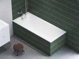 Ванна акриловая Ravak Classic II Slim 160х70 см белый CC41300000