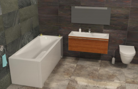 Ванна акриловая Ravak Domino II 150 х 70 XA40000036