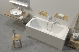 Ванна акриловая Ravak Domino II 170x75 см белый XAU0000038