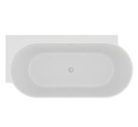 Ванна акриловая Ravak Freedom Corner II Tec L 175x86 см белый/розовый CC91600000