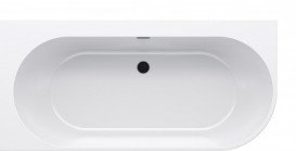 Ванна акриловая Ravak Freedom Corner L 170x80 угловая левая белый слив черный XC00100043