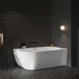 Ванна акриловая Ravak Freedom Corner R 170x80 угловая правая белый слив черный XC00100042