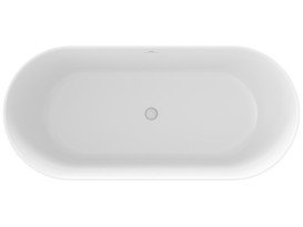 Ванна акриловая Ravak Freedom O Tec 170x77 см белый/дымчато-серый CD31500000