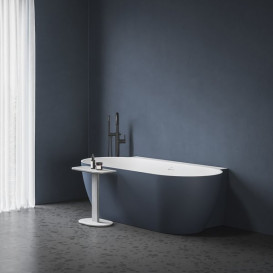 Ванна акрилова Ravak Freedom Wall II Tec 170x87 см білий/синій CC71400000