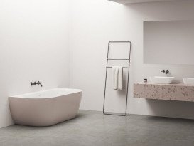 Ванна акрилова Ravak Freedom Wall Tec 170x87 см білий/рожевий CE31600000