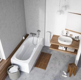 Ванна акриловая Ravak Vanda S 160x70 прямоугольная белый XAU0000019