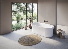 Ванна акриловая Ravak Ypsilon 180x80 см отдельно стоящая белый/слив перелив белый XC00100046