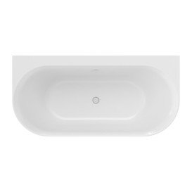 Ванна акрилова Ravak Ypsilon Wall 178x86 см білий/синій XC00100070