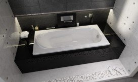 Ванна акрилова Riho Columbia прямокутна 140x70 білий BA0500500000000