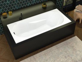 Ванна акриловая Riho Lazy прямоугольная 180x80 белый BC4100500000000