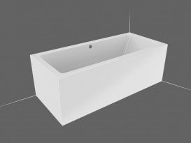 Ванна акриловая Riho Lugo прямоугольная 170x75 белый BT0100500000000