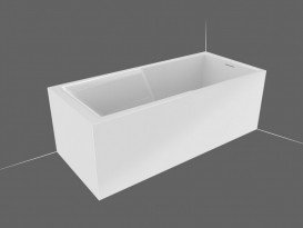 Ванна акрилова Riho Still Shower прямокутна 180x80 білий BR0500500000000