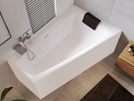 Ванна акриловая Riho Still Smart Plug & Play 170x110 левая с панелью BD1600500000000