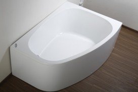 Ванна акрилова кутова асиметрична вбудована Kolpa-San Chad L 170х120 см білий 539560