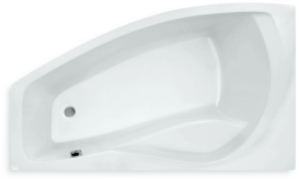 Ванна акриловая угловая PoolSpa коллекция Nicole 150х90 L левая с ножками белый PWANM10ZN000000