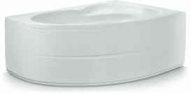 Ванна акриловая угловая PoolSpa коллекция Mistral 150х105 R правая с ножками белый PWA6C10ZN000000