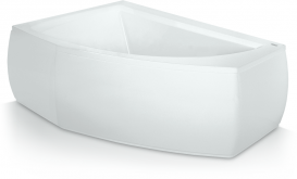 Ванна акриловая угловая PoolSpa коллекция Aquamarina 175х100 L левая с рамой белый PWAI310ZS000000