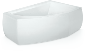 Ванна акриловая угловая PoolSpa коллекция Aquamarina 175х120 R правая с ножками белый PWAJ710ZS000000