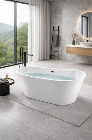 Ванна акрилова VBI Marmolada окремо 180х80 см білий VBI-071018
