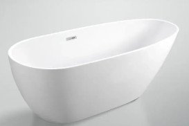 Ванна акриловая VBI Vettore отдельностоящая 170х75 см белый VBI-070617