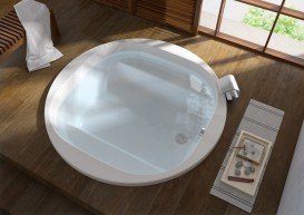 Ванна акрилова вбудована Roca Waikiki N 160х160 з ніжками біла A248345000