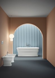 Ванна Artceram Neo 180x85 см искусственный камень LivingTec® белый ACW003 01