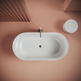 Ванна Artceram Petite 140x70 см штучний камінь LivingTec® білий ACW005 01