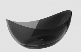 Ванна Besco Axya 180х80 см с сифоном клик-клак хром ResiCast Carbon Grey #WAA-180-CGC