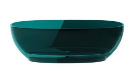 Ванна Besco Mexa 170х78 см с сифоном клик-клак хром ResiCast Ocean Breeze #WAM-170-OBC