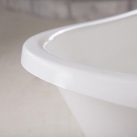 Ванна мармурова окремостояча Буль-Буль Newton 160.7х64х66 біла 90160001