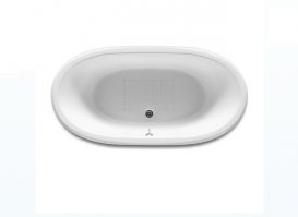 Ванна чугунная Roca Newcast 170х85 см 222 л с противоскользящим покрытием медная снаружи A233650008