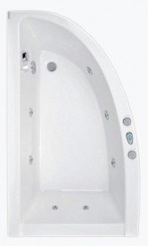 Ванна гидромассажная акриловая PoolSpa Laura 150х90 L левая система Economy 1 белый PHANW10SO1C0000