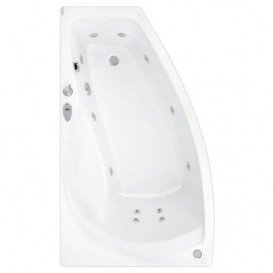 Ванна гидромассажная акриловая PoolSpa Nicole 150х80 L левая система Smart 1 белый PHAOC10ST1C0000