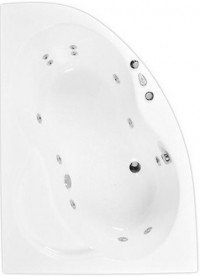 Ванна гидромассажная акриловая PoolSpa Mistral 160х105 L левая система Smart 1 белый PHA3Y10ST1C0000
