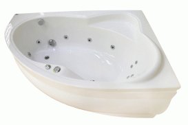 Ванна гидромассажная акриловая PoolSpa Europa 165х105 R правая система Economy 1 белый PHA4610SO1C0000