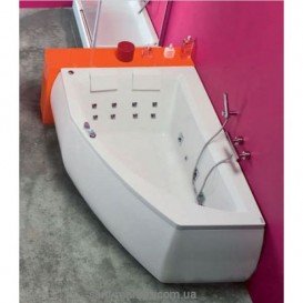 Ванна гидромассажная акриловая PoolSpa Aquamarina 175х100 L левая система Economy 1 белый PHAI310SO1C0000