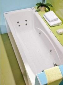 Ванна гидромассажная акриловая прямоугольная PoolSpa Klio 160х70 система Economy 1 белый PHP6610SO1C0000