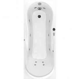 Ванна гідромасажна акрилова прямокутна PoolSpa Muza 160х75 система Smart 1 білий PHPE810ST1C0000