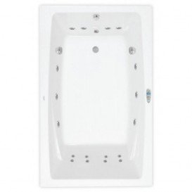 Ванна гідромасажна акрилова прямокутна PoolSpa Fantasy 185х115 система Smart 1 білий PHP1H10ST1C0000