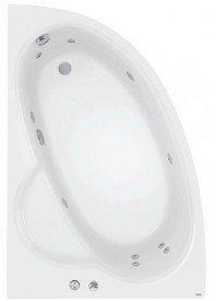 Ванна гидромассажная акриловая PoolSpa Klio Asym 150х100 L левая система Smart 1 белый PHAC210ST1C0000