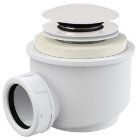 Ванна из искусственного камня Besco Moya 160х70 см с сифоном клик-клак белый Mineral DuraBe белый глянцевый #WMD-160-MKW