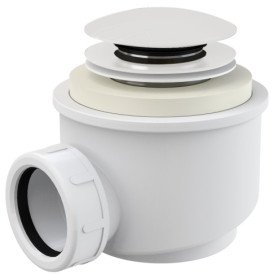 Ванна из искусственного камня Besco Moya 170х70 см с сифоном клик-клак белый Mineral DuraBe белый глянцевый #WMD-170-MKW