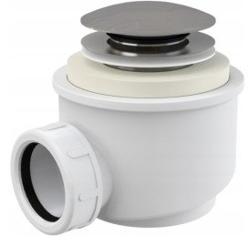 Ванна зі штучного каменю Besco Victoria 185х83 см із сифоном клік-клак хром санітарний композит білий #WKV-185-WZ