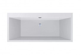 Ванна зі штучного каменю Fancy Marble Edward 180х80 см білий 11180001