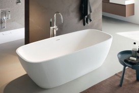 Ванна из искусственного камня Gruppo Treesse Brio 170х72 см белый матовый V297BO